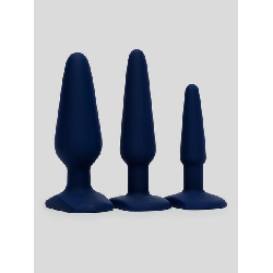 Image of Lovehoney Booty Bound Anal Training Silicone Butt Plug Set (3 Piece)